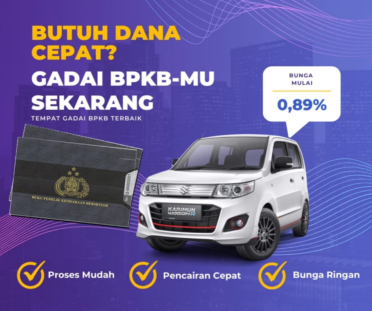 Pinjaman Dana Jaminan Bpkb Mobil Suzuki Karimun Dapat Pinjaman Berapa? Seperti Ini Simulasinya